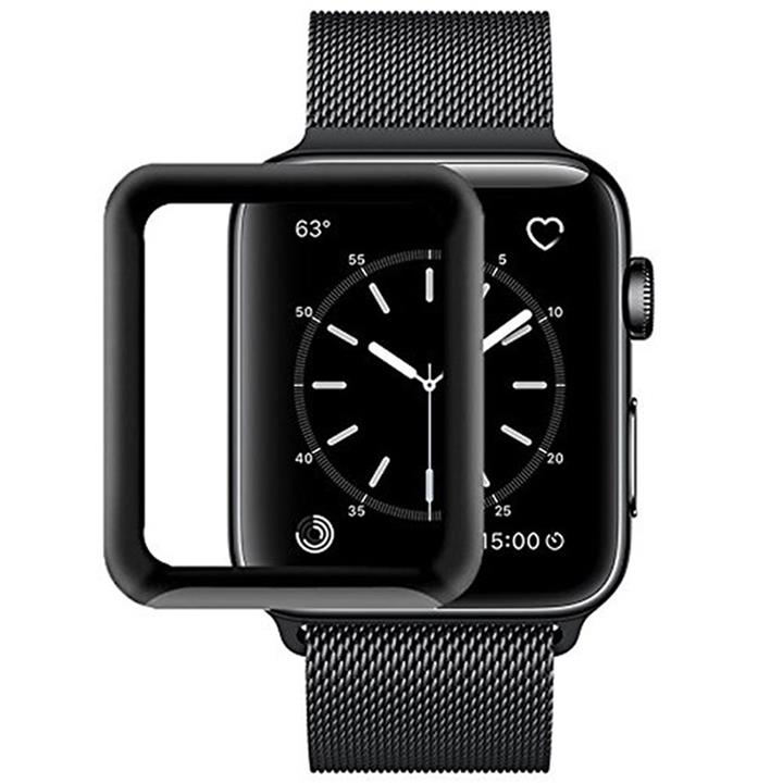 محافظ صفحه نمایش کوتتسی مدل 4D مناسب اپل واچ 42 میلی متری Coteetci 4D Glass Screen Protector For Apple Watch 42mm